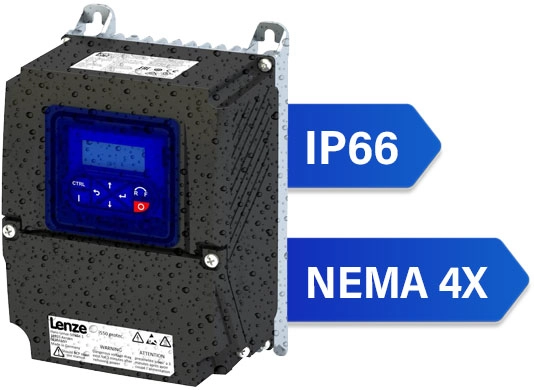 استاندارد IP و استاندارد NEMA برای اینورتر i550 Protec کمپانی لنزه
